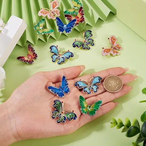 Miniatura 140 de Pandahall - Broches esmaltados de aleación con varios temas, broche de solapa, juego de pines esmaltados