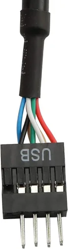 Miniatura 4 de 2 unids USB 3.0 20 pin hembra a USB 2.0 9-pin macho placa madre adaptador convertidor cable