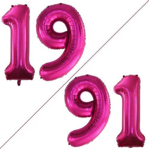 Miniatura 251 de Goer, conjunto de globos de papel aluminio para decoraciones de cumpleaños, globos de las letras de feliz cumpleaños y de números Oro