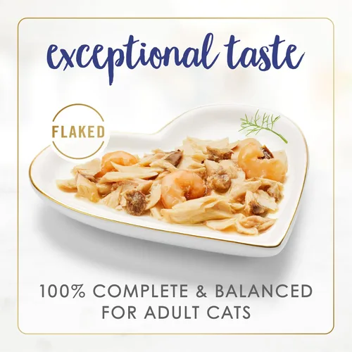 Miniatura 2 de Comida húmeda para gatos Purina Fancy Feast con pescado y camarones en hojuelas - (Paquete de 24) latas de 3 oz