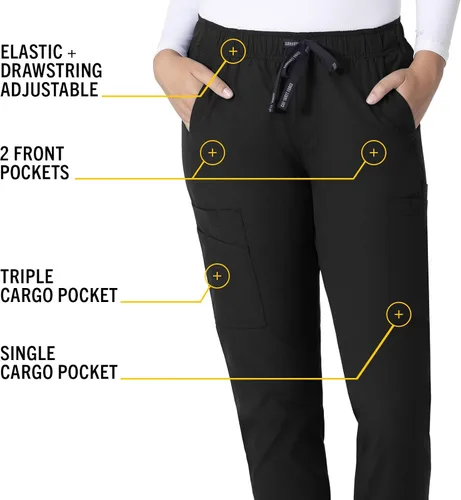 Miniatura 3 de Carhartt Force Essentials Pantalón de pierna recta para mujer 9 bolsillos
