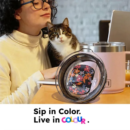 Miniatura 7 de Para YETI Tapas de repuesto de 32 onzas, colores brillantes para reemplazo de tapa YETI, ajuste perfecto para tapa YETI de 32 onzas, paquete de 2