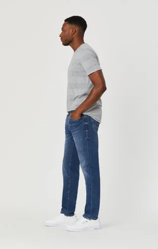 Miniatura 5 de Mavi Jake - Jeans ajustados de tiro regular para hombre, mid foggy williamsburg