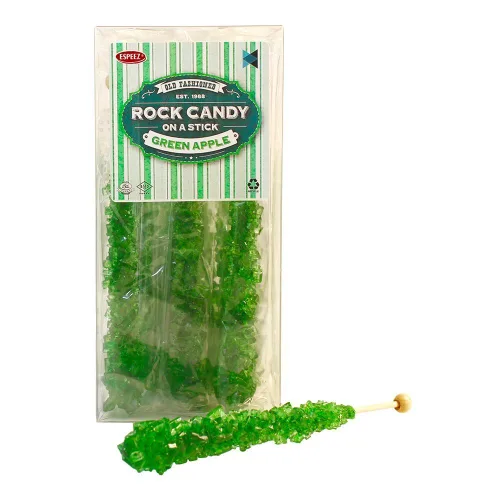 Miniatura 59 de Palitos de caramelo de roca extragrandes: 12 paletas de cereza rosa – envueltas individualmente – Palitos de caramelo de roca de cristal