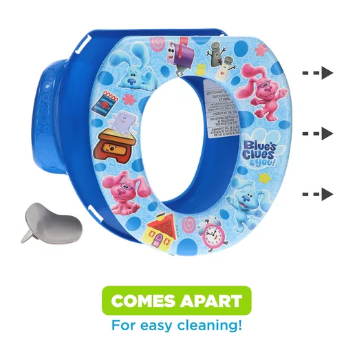 Miniatura 3 de Nickelodeon Blue's Clues - Asiento suave para orinal y asiento de entrenamiento para ir al baño, cojín suave, entrenamiento para ir al baño