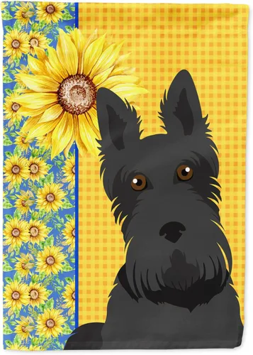 Miniatura 99 de Caroline's Treasures WDK5331CHF - Bandera de verano con diseño de girasoles rojos y blancos, manga grande, para porche, para colgar en la pared