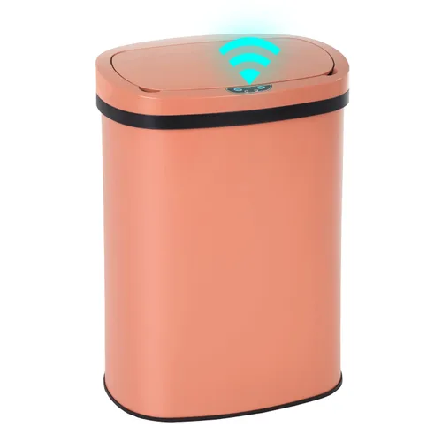 Miniatura 28 de PayLessHere Basurero de 13 galones de acero inoxidable Acero Tapa automática sin contacto con sensor de movimiento Bote de basura de cocina