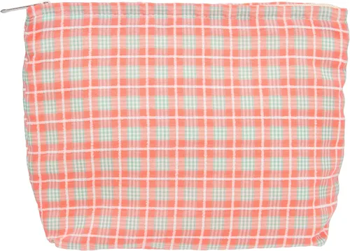 Miniatura 71 de Pazimiik Bolsa de maquillaje floral, grande, de algodón, con cremallera para bolsa de viaje, organizador de maquillaje de lona para mujeres, Algodón