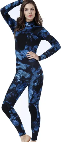 Miniatura 6 de MYLEDI Traje de buceo unisex de neopreno de 0.118 in para hombre, traje de buceo de una pieza para hombre de camuflaje de cuerpo completo
