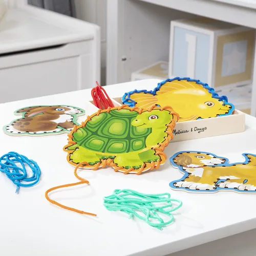 Miniatura 9 de Melissa & Doug, mascotas para atar y seguir, Multicolor