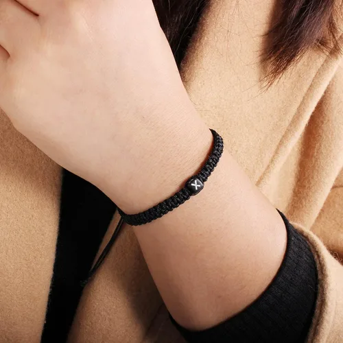 Miniatura 4 de Btysun Pulseras con iniciales para mujeres adolescentes niñas cuerda tejida trenzada regalos para el Día de la Madre para mamá su novia esposa