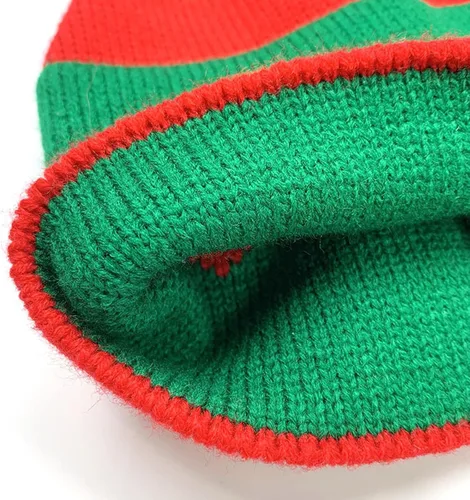 Miniatura 6 de YEKEYI Sombrero de Navidad Sombrero de Navidad Sombrero de invierno Sombrero de Papá Noel para Navidad Año Nuevo Fiesta Headwear
