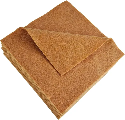 Miniatura 31 de Jtnohx Tela de fieltro suave, fieltro flexible para manualidades, hojas de fieltro de 0.055 in de grosor de 6 x 6 pulgadas para proyectos