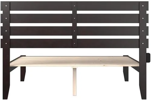 Miniatura 5 de AFI, Cama Oxford Queen con plataforma, color espresso