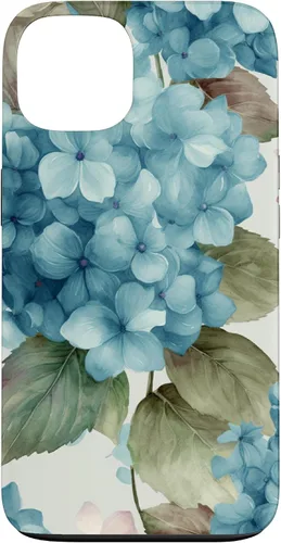 Miniatura 7 de Watercolor Shabby Chic Blue Hydrangeas Flower Case for iPhone 17