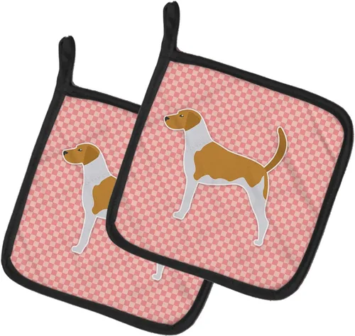 Miniatura 224 de Caroline's Treasures BB3567PTHD - Juego de soportes para ollas de cocina resistentes al calor, almohadillas calientes para cocinar, hornear, Copo