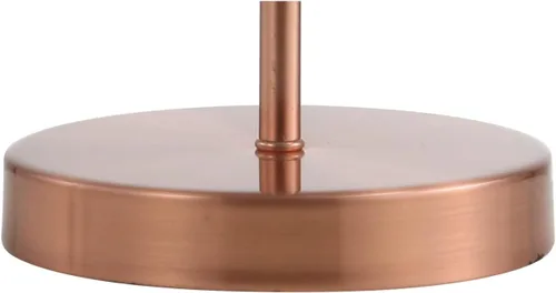 Miniatura 5 de JONATHAN Y Lámpara de mesa de cobre y metal negro de 19.7 pulgadas, moderna lámpara de escritorio industrial de doble malla para dormitorio, sala
