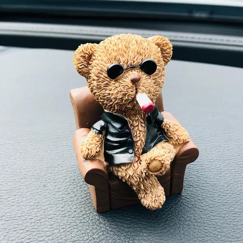 Miniatura 26 de Estatuas de Príncipe con Rosa para Decoraciones de Tablero de Automóvil, Accesorios de Decoración Interior del Tablero, Espejos Retrovisores