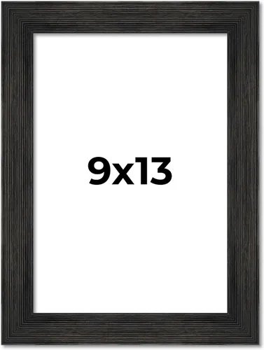 Miniatura 10 de Poster Palooza Marco de madera maciza color negro de 9 x 13 pulgadas, ancho de moldeo de 0.75 pulgadas, incluye plexiglás acrílico UV, respaldo