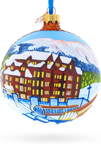 Breckenridge Ski Resort, Colorado, Estados Unidos, bola de cristal, adorno navideño de 4 pulgadas