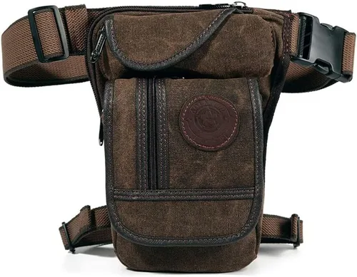 Miniatura 3 de Riñonera de cintura para hombres y mujeres, 00-café, Casual