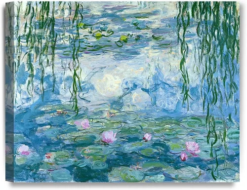 Miniatura 36 de Pinturas clásicas mundiales de Claude Monet Impresión giclée sobre lienzo alargado, pieza de galería para colgar y decorar el hogar, The CliffWalk