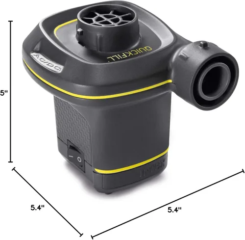 Miniatura 5 de INTEX Bomba de aire eléctrica QuickFill: infla y desinfla colchones de aire, kayaks inflables, botes, juguetes