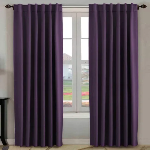 Miniatura 76 de H.VERSAILTEX Cortinas opacas con aislamiento térmico, paneles de tratamiento de ventana, cortinas opacas para oscurecer la habitación, cortinas Gris