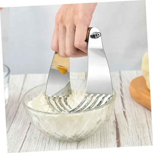 Miniatura 3 de Cortador de masa de acero inoxidable, licuadora de pastelería, herramienta de horneado manual para masa y mantequilla fría, utensilio de cocina