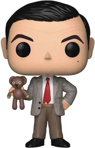 Miniatura 6 de Funko Pop! Movies: Mr. Bean - Figura de vinilo de Mr. Bean (incluye funda protectora compatible con Pop Box)