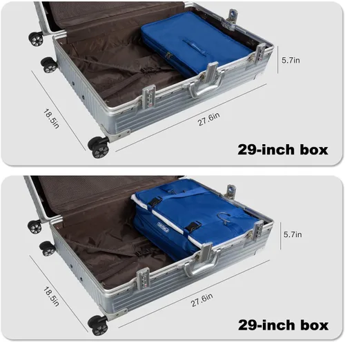 Miniatura 65 de TABITORA - Estantería portátil y plegable de gran capacidad con ganchos para colgar, ideal como almacenamiento para viajes
