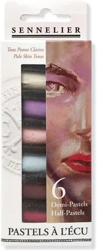 Miniatura 8 de SENNELIER Pastel francés extrasuave para artistas profesionales, medio pastel primaveral, juego de 6 MUELLE