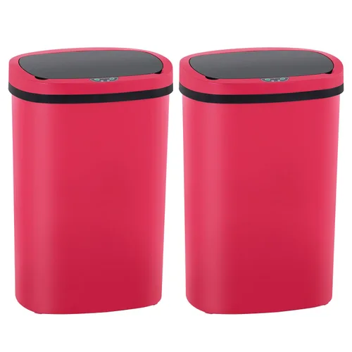 Miniatura 18 de PayLessHere Basurero de 13 galones de acero inoxidable Acero Tapa automática sin contacto con sensor de movimiento Bote de basura de cocina