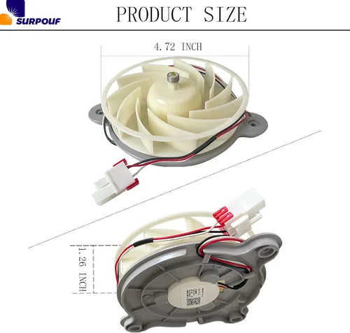 Miniatura 2 de DA31-00287B se adapta al motor del ventilador del evaporador del refrigerador compatible con el refrigerador Samsung reemplaza 3954921 AP5948644