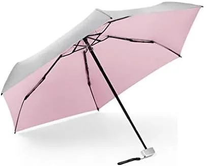 Mini paraguas de viaje mejorado a prueba de viento, paraguas compacto y ligero portátil para exteriores, paraguas plegable UV para hombres, mujeres