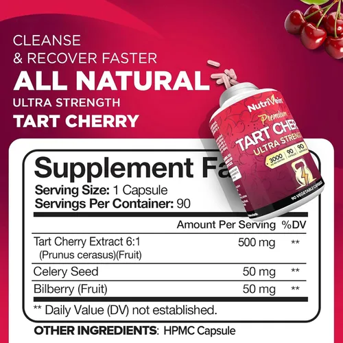 Miniatura 3 de Nutrivein Suplemento de glutatión liposomal premium y cápsulas de cereza ácida: suplemento liposomal de glutatión de alta absorción y cápsulas