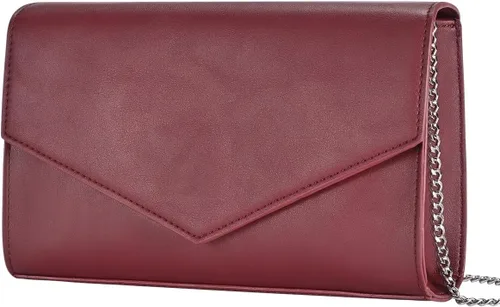Miniatura 9 de Bolso de mano GM LIKKIE para mujer, bolso tipo sobre de noche, bolso cruzado con solapa de piel sintética PU para el hombro