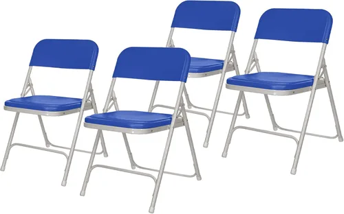 Miniatura 15 de OEF Furnishings OEF800 Series - Sillas plegables de plástico de alta resistencia, asientos ligeros y duraderos