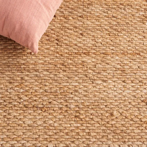 Miniatura 7 de Alfombra de área de yute natural tejido a mano Safavieh NF459A, de la colección de fibra natural (5 pies x 8 pies), Yute, Natural