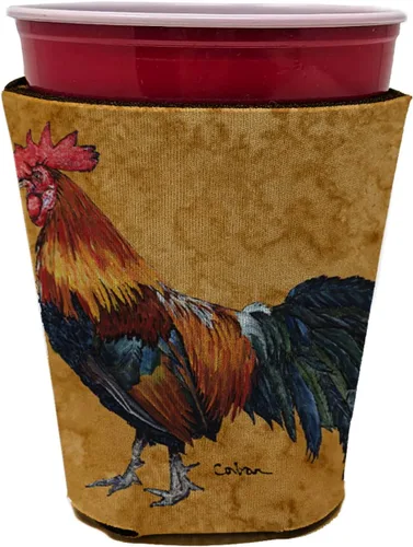 Miniatura 20 de Caroline's Treasures MW1188MUK Boss Rooster Ultra Hugger para latas delgadas para latas delgadas, funda para enfriar, lavable a máquina, funda