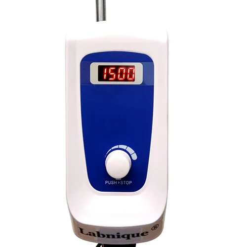 Miniatura 3 de Labnique Agitador digital con soporte y plataforma de mezcla, mezclador de arriba, 100-1500rpm, capacidad de 5L