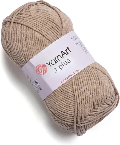 Miniatura 17 de YarnArt Jeans Plus - Hilo de mezcla de algodón suave, 100g (3.5 onzas), 160m (174 yardas), 55% algodón, 45% acrílico, grosor medio #4, ideal