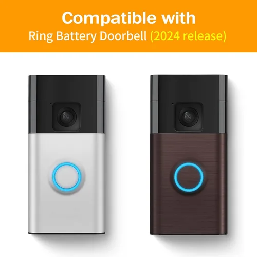 Miniatura 5 de Herramienta de extracción de timbre de video, actualización de metal con llavero, compatible con timbre de batería (2024), herramienta de apertura