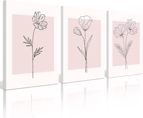 Miniatura 26 de Henri Matisse - Juego de 3 impresiones artísticas de pared de Matisse para decoración de pared, póster estético de lienzo colorido abstracto rosa