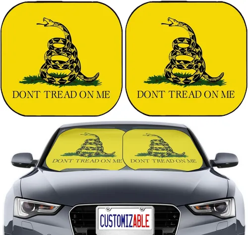 Miniatura 8 de Maizi Parasol para Parabrisas de 2 Piezas Ajuste Universal Parasoles para Parabrisas se Adapta a la Mayoría de SUV, Sedán, Camioneta, Furgoneta Logo