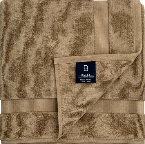 Miniatura 7 de Bumble Towels Bliss - Juego de 2 alfombrillas de baño de lujo, 22 x 34 pulgadas, calidad premium, 1000 GSM, algodón peinado suave, absorbente (moca)
