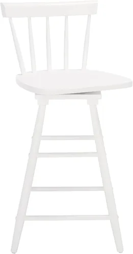 Miniatura 11 de Safavieh Home Collection Tage Farmhouse - Taburete giratorio de madera maciza de madera maciza de 25 pulgadas
