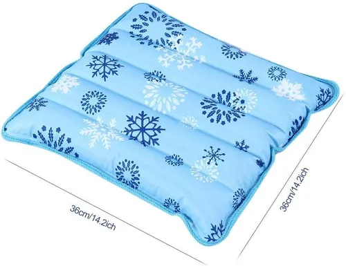 Miniatura 5 de Almohada fresca, cojín fresco, bolsas de hielo de gel reutilizables con polvo de cristal de hielo, alfombrilla de enfriamiento de verano, cojín