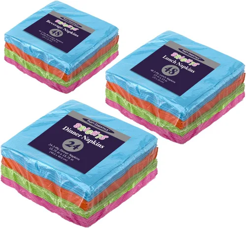 Miniatura 7 de Party Essentials Servilletas de papel de 2 capas, Servilleta para bebidas