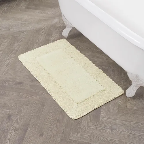 Miniatura 22 de Laura Ashley Ruffle tapete para baño de algodón de 17 x 24 pulgadas